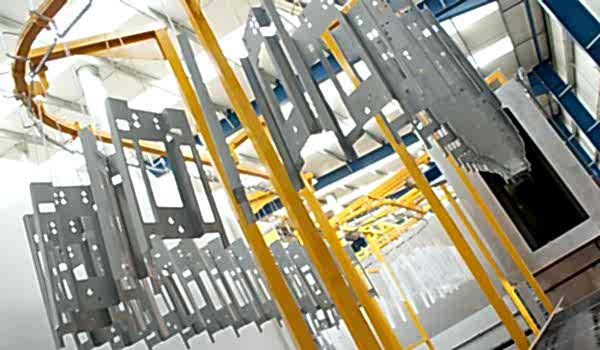 Paint conveyor line