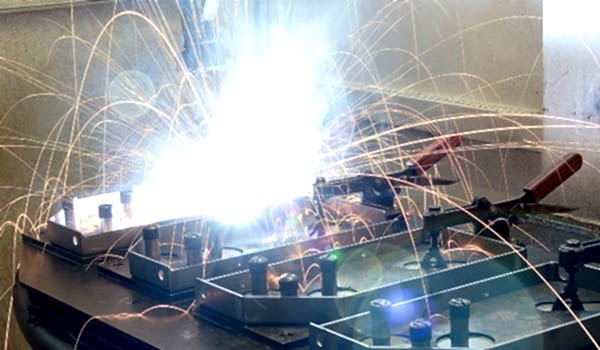 welding sparks
