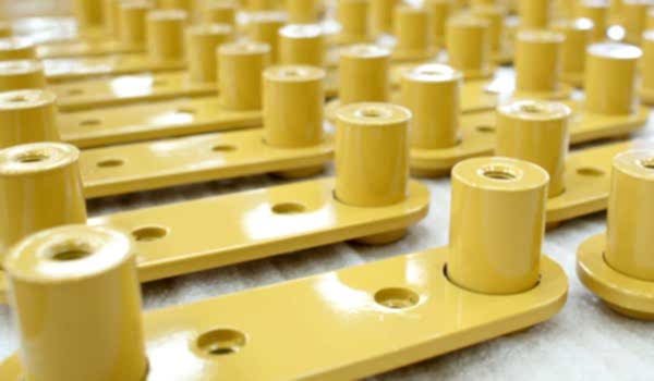 painted metal parts