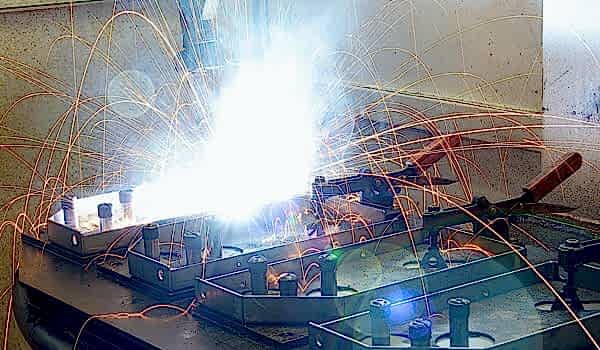 welding sparks