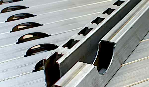 lasercut metal tube