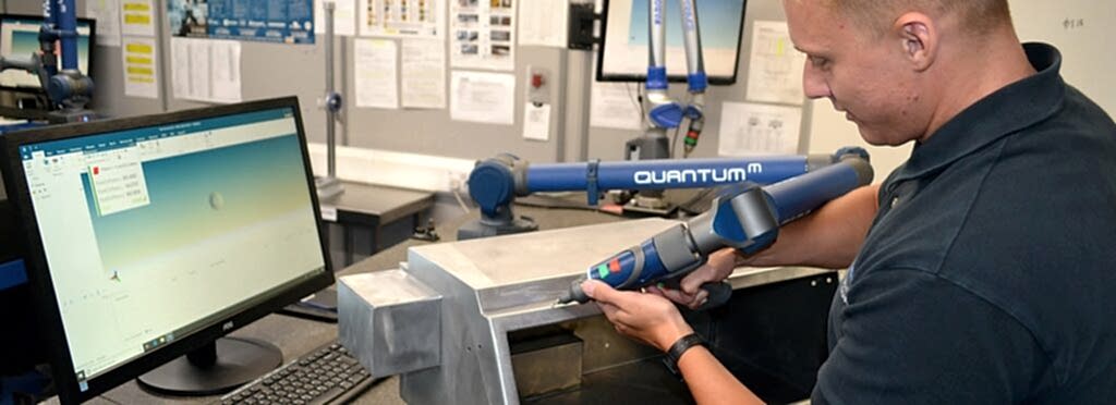 QuantumM FARO arm in use