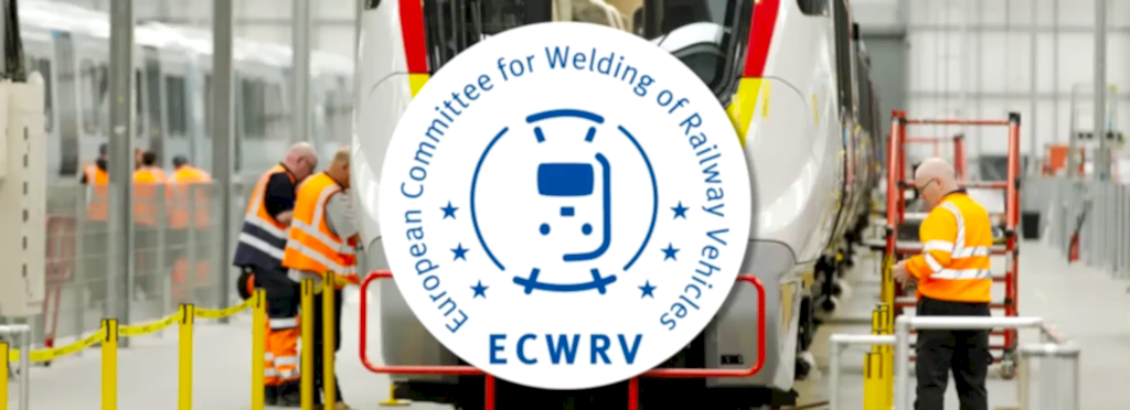 ECWRV logo with train factory
